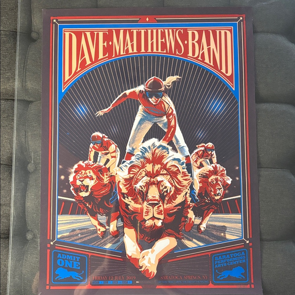 Dave Matthews Band Concert Poster - SOLD